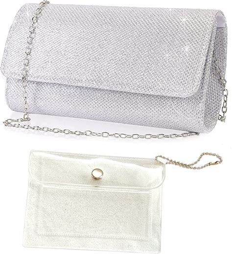 Amazon.it: Pochette Argento Donna.